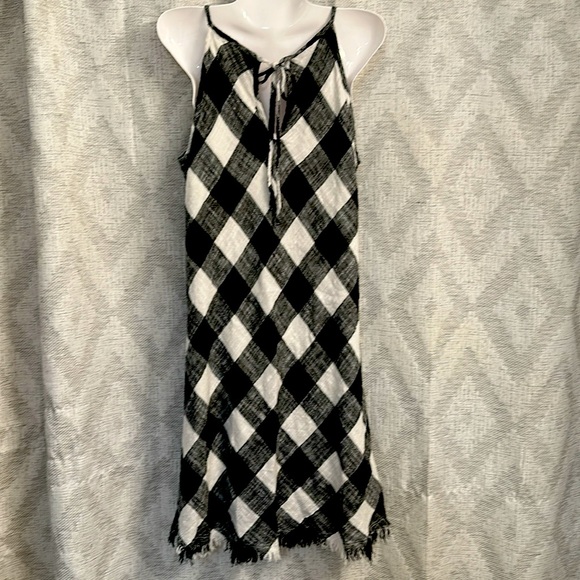 Philosophy black & white cross pattern with full lining - Picture 2 of 7